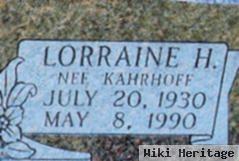 Lorraine H. Karhoff Voss