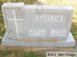 Wilson T Saylor