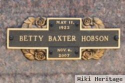 Betty Baxter Hobson