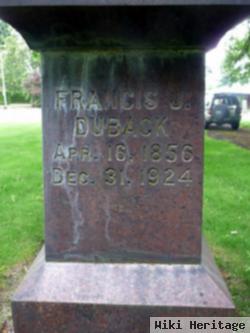 Francis J Duback