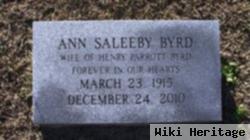 Ann Saleeby Byrd