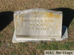 Henrietta H Dunn