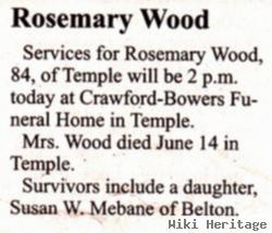 Rosemary Lynch Wood