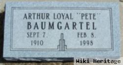 Arthur Loyal "pete" Baumgartel