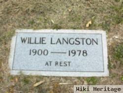 Willie Langston