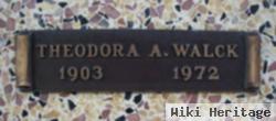 Theodora A. "dora" Walck