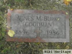 Agnes M Goodman Burke