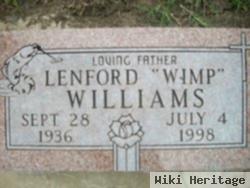 Lenford Louis "wimp" Williams