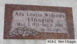 Ada Louise Williams Ellington