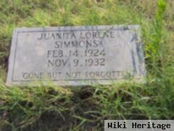 Juanita Lorene Simmons