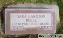 Sara "sally" Langton Reese