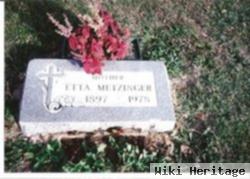 Ethelyn Evelyn "etta" Metzinger