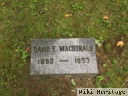 David E Macdonald