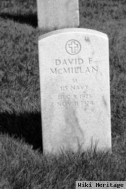 David F Mcmillan