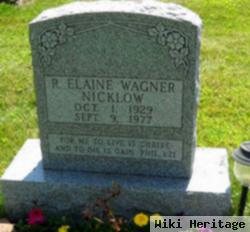 R. Elaine Brant Wagner - Nicklow