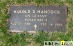 Harold D Hancock