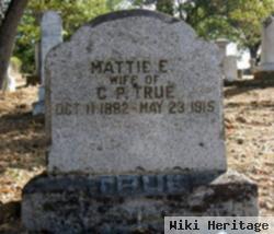 Martha Elizabeth "mattie" Hockersmith True