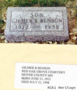 Gilmer Ernest Benson