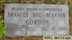 Frances "sug" Blanton Gordon