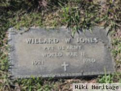 Willard W "bill" Jones