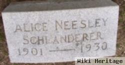 Alice Neesley Schlanderer