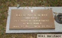 Raymond A M Rye