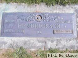 Henry E Hendrickson