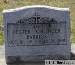 Hester Kiblinger Barrios