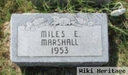 Miles E. Marshall