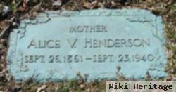 Alice V. Henderson