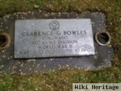 Clarence G Bowles