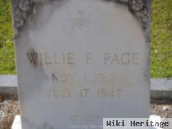 Willie F. Page