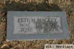 Pete M. Mackey