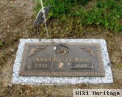 Anna "rusty" Rusz