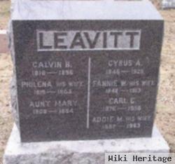 Carl C Leavitt