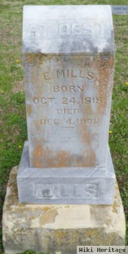 Elisha H. Mills