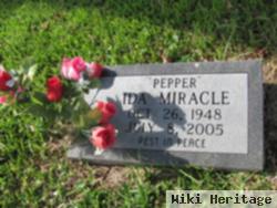 Ida "pepper" Miracle