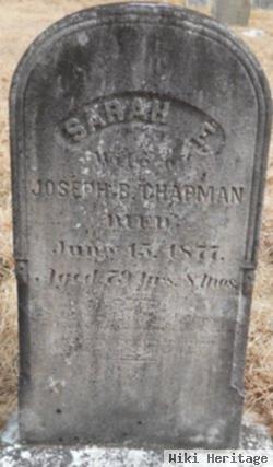 Sarah E Chapman