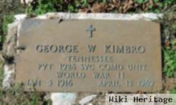 Pvt George W. Kimbro