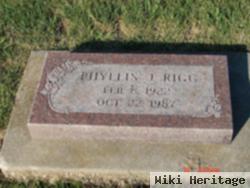 Phyllis J Rigg