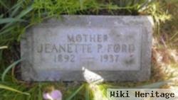 Jeanette P Ford