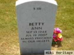 Betty Ann Killgo Ellis