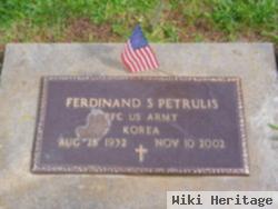 Ferdinand Stanley "fred" Petrulis