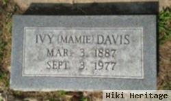 Ivy Mae "mamie" Hufstutler Davis