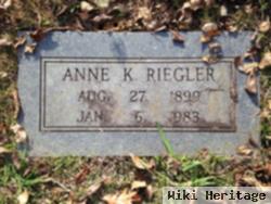 Anne K Riegler