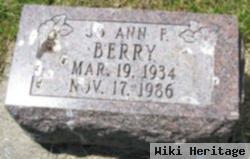 Jo Ann F Berry