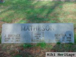 Bertha Cashwell Waldroop Matheson