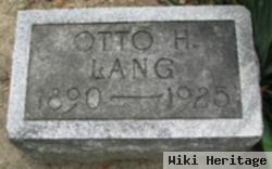 Otto H Lang