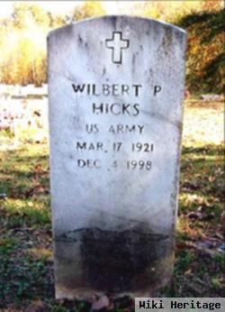 Wilbert P Hicks