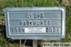 Clara Parkhurst